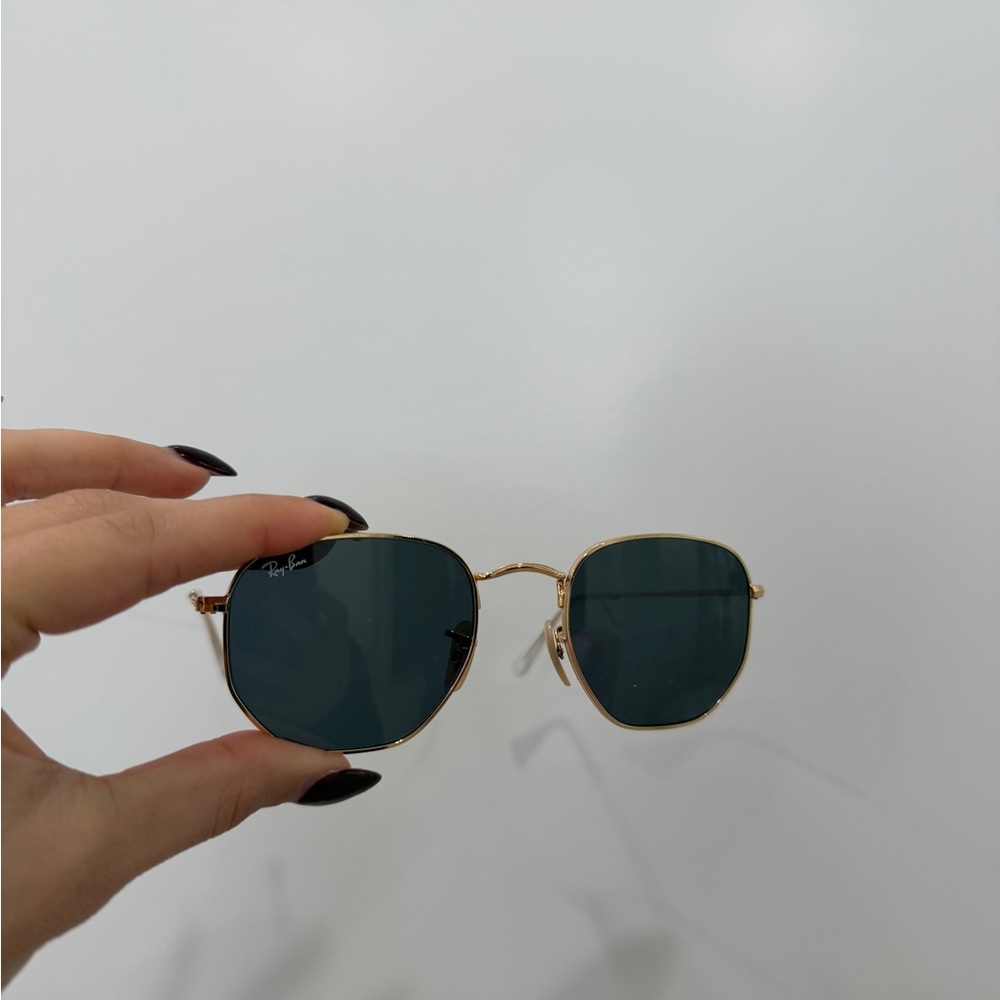 Ray-Ban Gold Frame Sunglasses